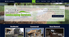 Desktop Screenshot of mohrslandscaping.com